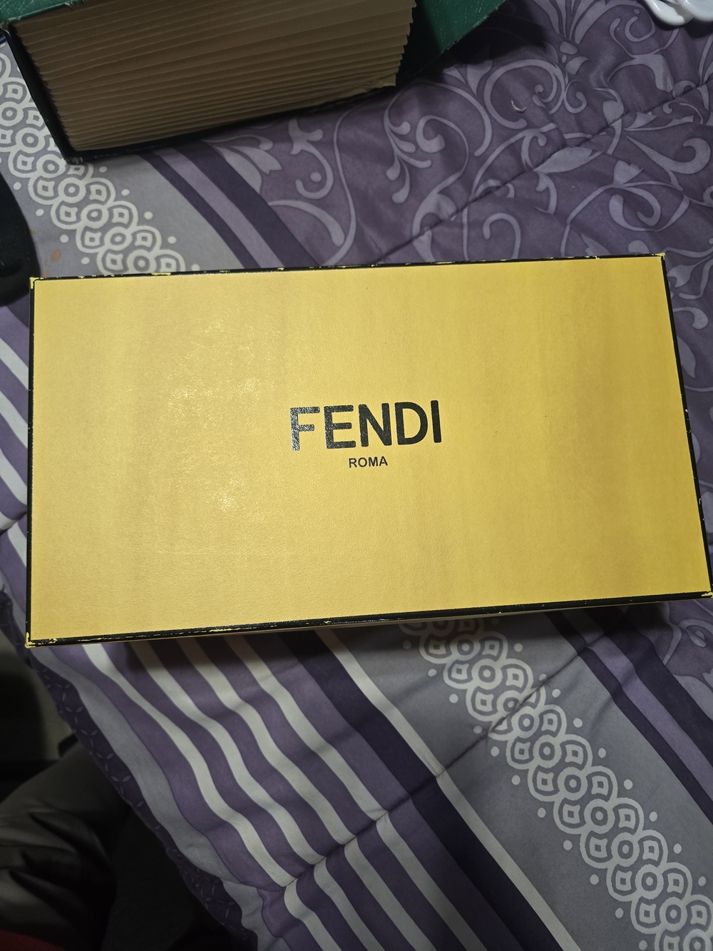 FENDI Yellow Box - ROMA Logo